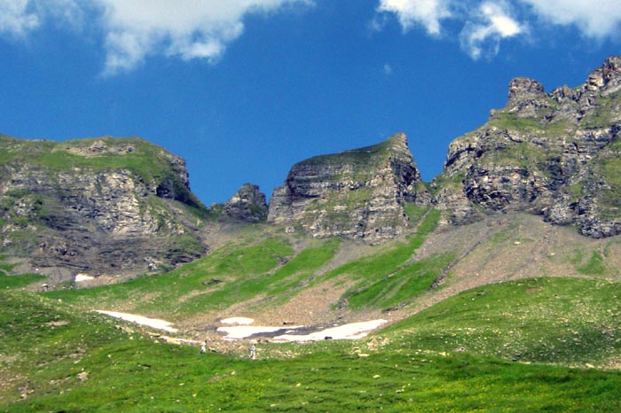 Fiz (71), col de Portette, vu du refuge de Platé